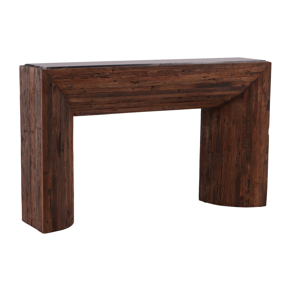 Furniture Classics Dylan Black Marble Top Console Table