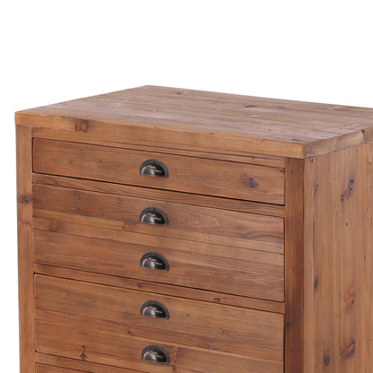 Furniture Classics Apothecary Four Drawers Wood Chest