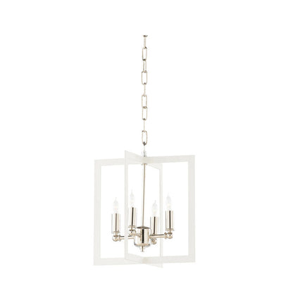Wildwood Bayberry Hanging Clean White Finish Chandelier