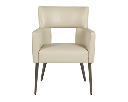 Amerie Leather Upholstered Dining Armchair