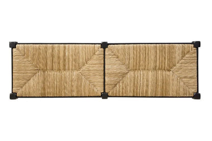Reed Woven Rush Seat Bedroom Bench -- view 6