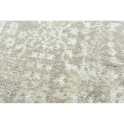Coed Floral Gray Large Area Rugs For Living Room - LOOMLAN - LOOMLAN - Area Rugs