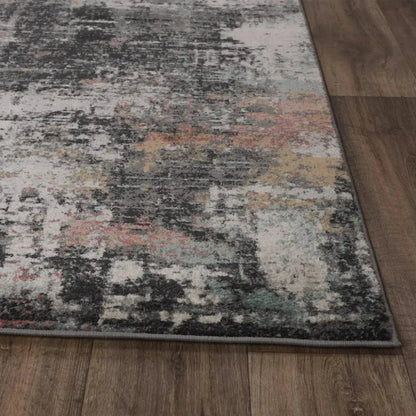 Choz Abstract Pink Kitchen Hallway Runner Rug -- pink