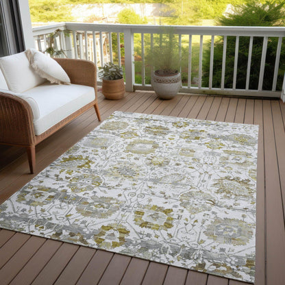 Haelira Linen Washable Indoor-Outdoor Rug -- view 3