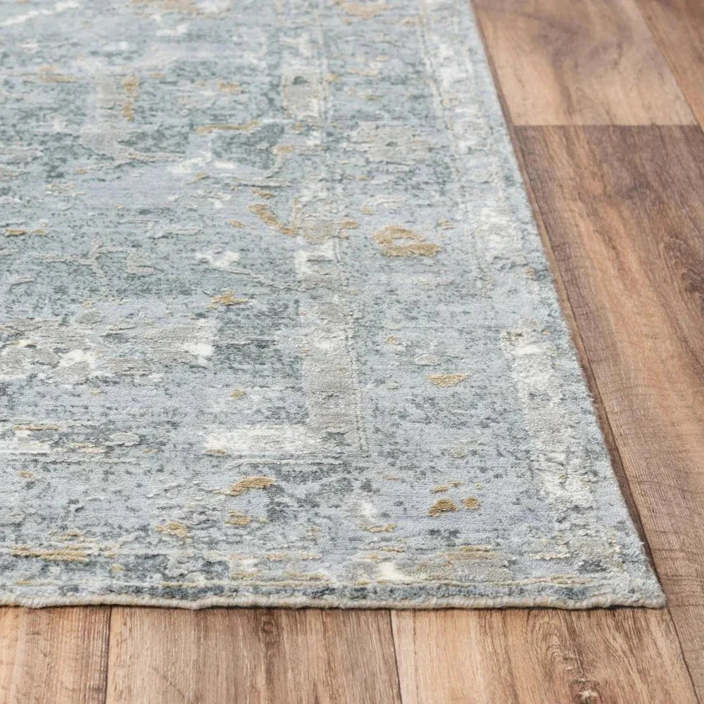 Bega Border Gray Large Area Rugs For Living Room -- gray