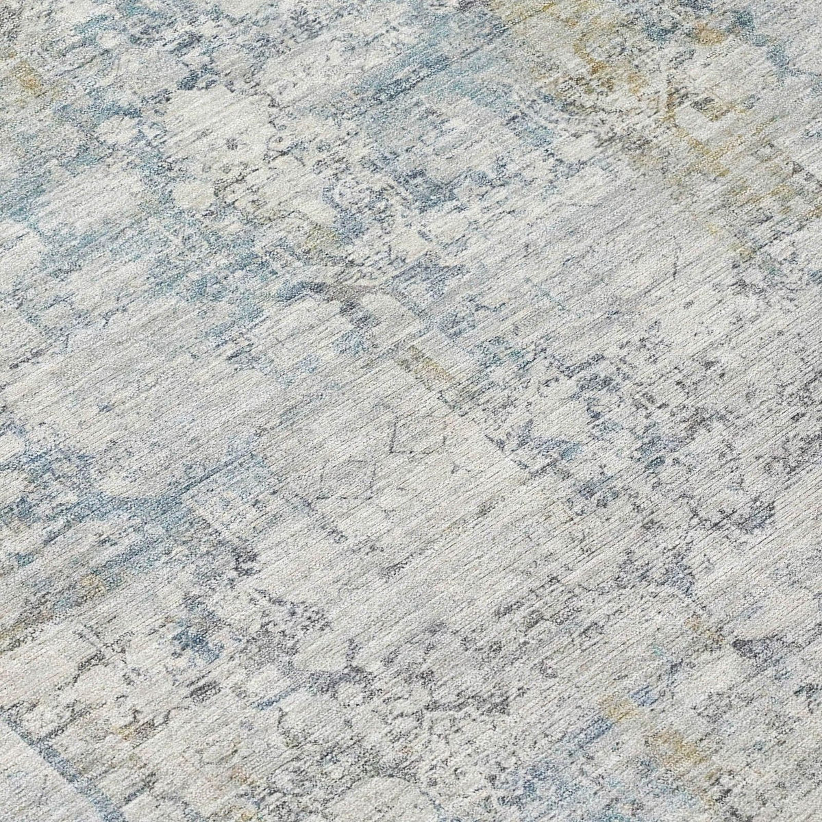 Kaelien Ivory Washable Indoor-Outdoor Rug
