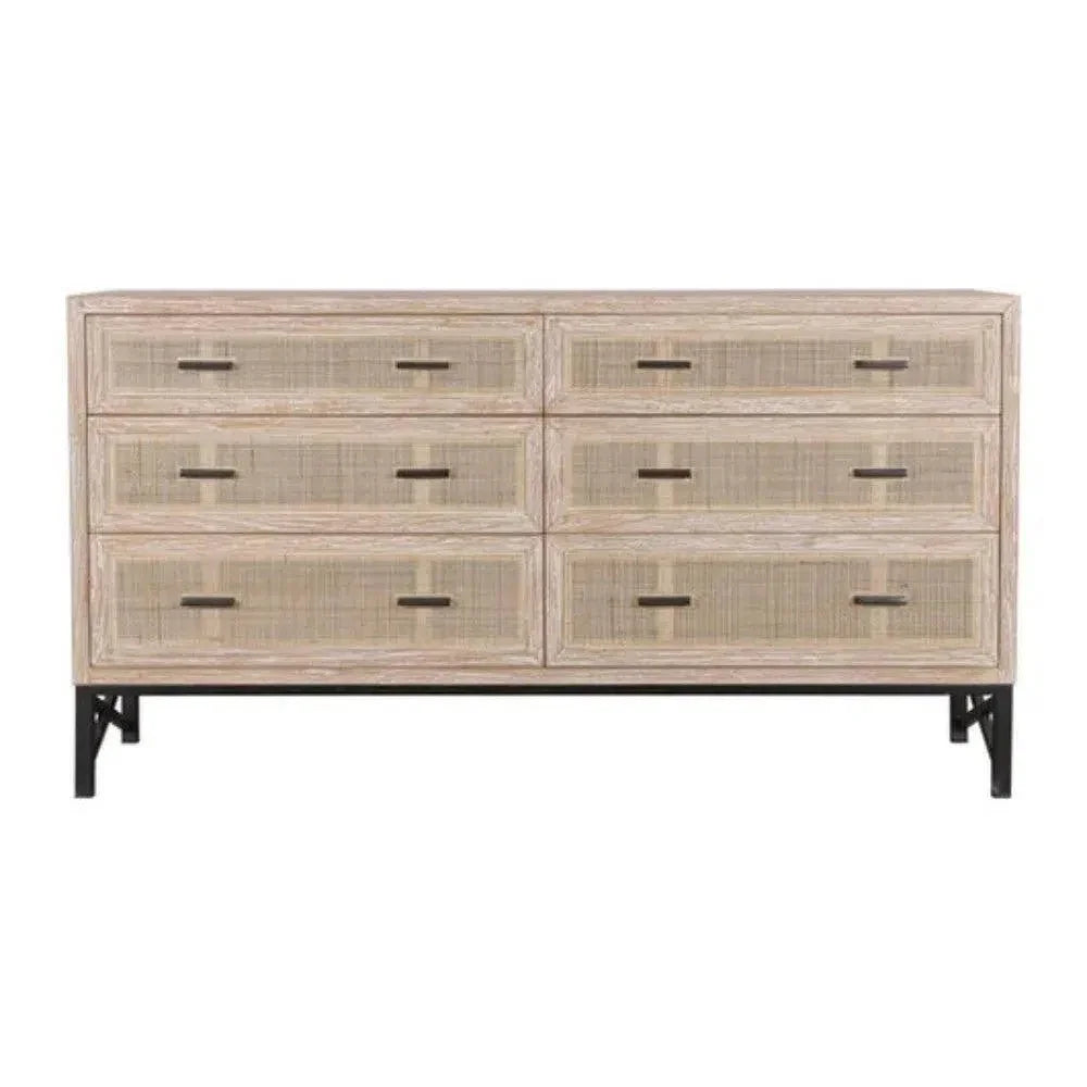 Noah 6 Drawer Dresser Natural -- view 2