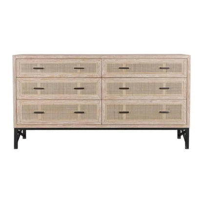 Noah 6 Drawer Dresser Natural -- view 2
