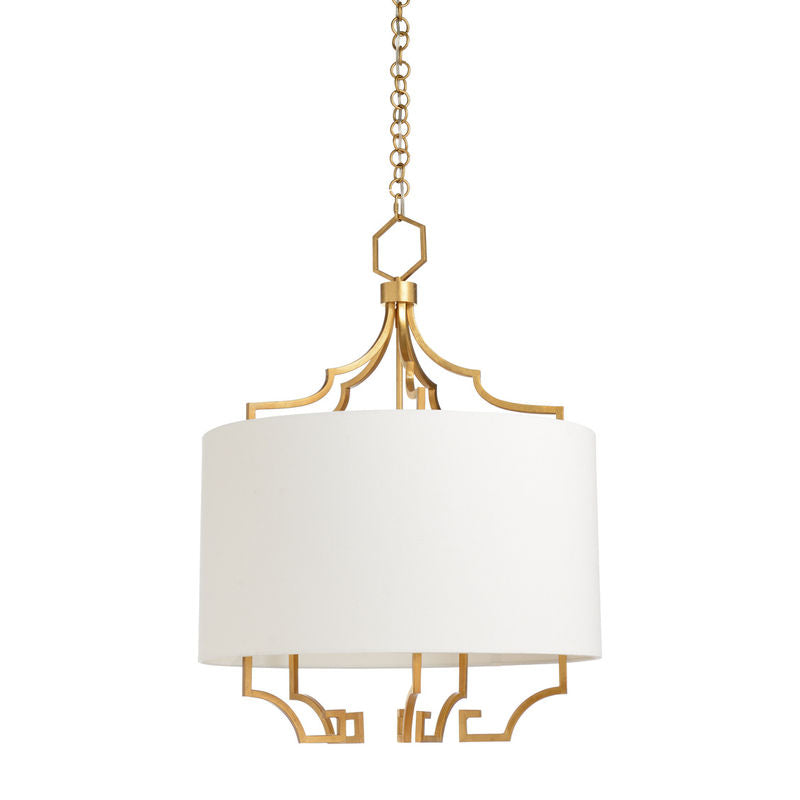 Chiara Gold Metal Frame Accent Chandelier
