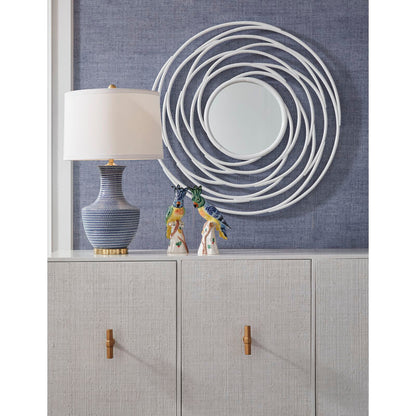 Chelsea House Classic White Round Shade Table Lamp