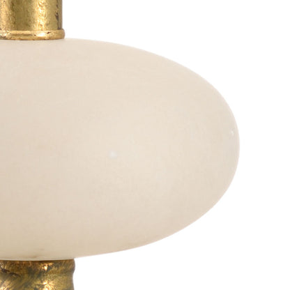 Chelsea House Charlotte Natural White Alabaster Table Lamp