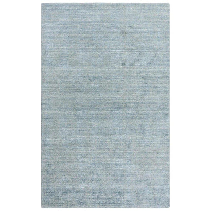 Bamb Solid Blue Area Rugs For Living Room