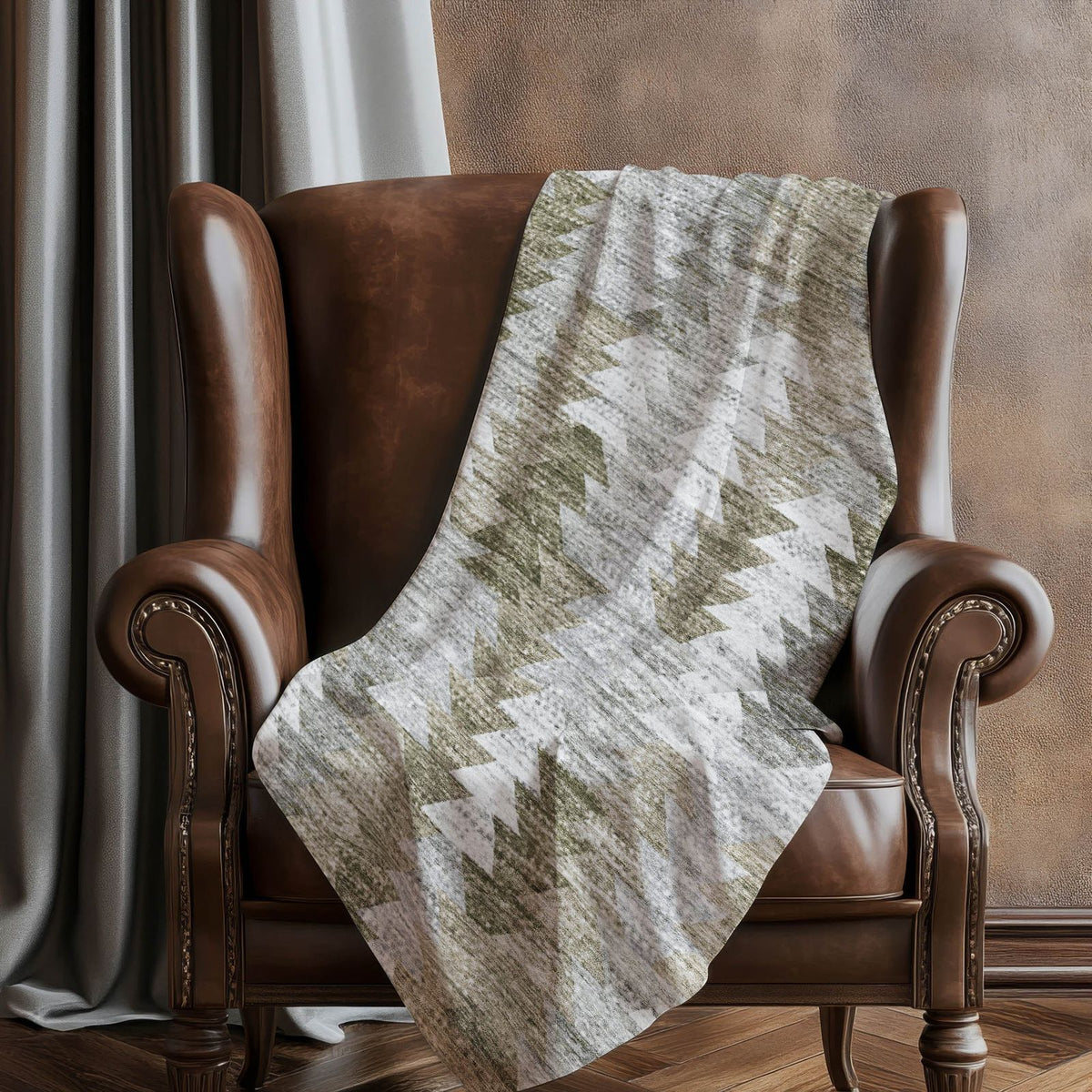 Angled Checks 50" x 70" Throw Blanket