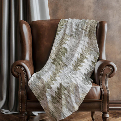 Angled Checks 50" x 70" Throw Blanket