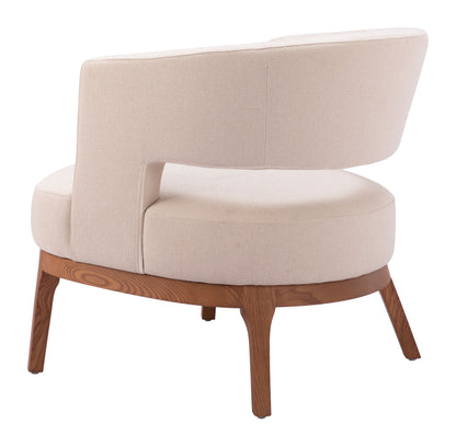 Penryn Beige Accent Chair With Arm