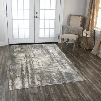 Ammi Abstract Beige/ Multi Large Area Rugs -- beige