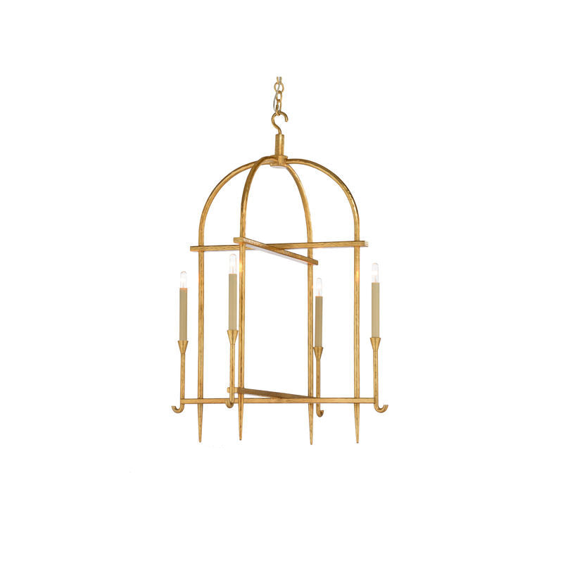 Wildwood Diego Modern Gold Finish Lantern