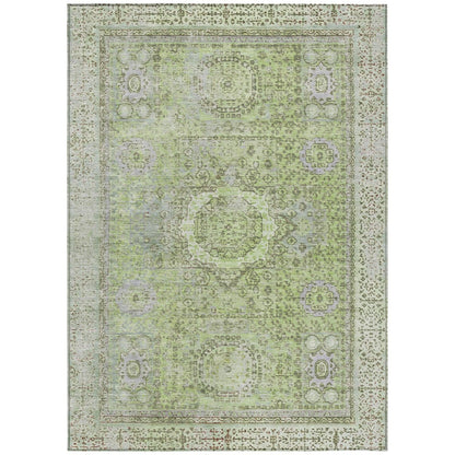 Irias Aloe Washable Indoor-Outdoor Rug