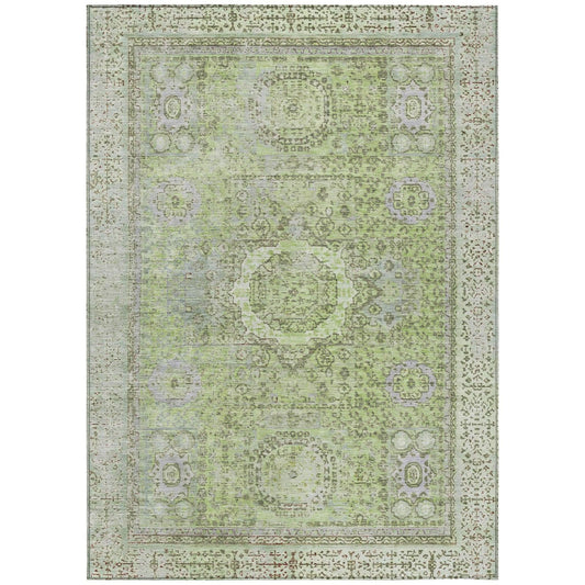 Irias Aloe Washable Indoor-Outdoor Rug