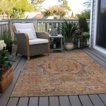 Iriir Sage Washable Indoor-Outdoor Rug -- sage