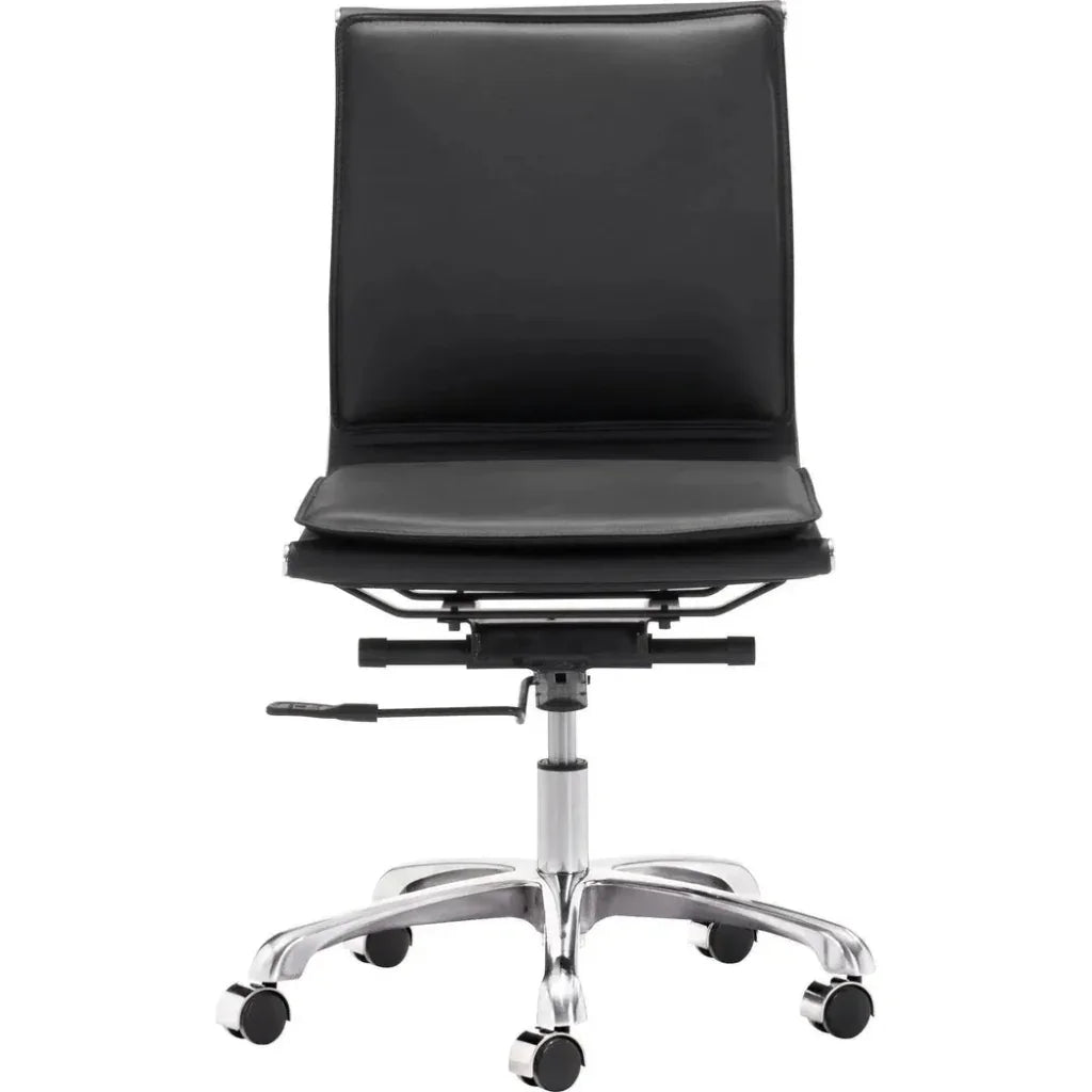Lider Plus Armless Office Chair Black -- view 4