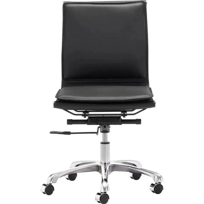 Lider Plus Armless Office Chair Black -- view 4