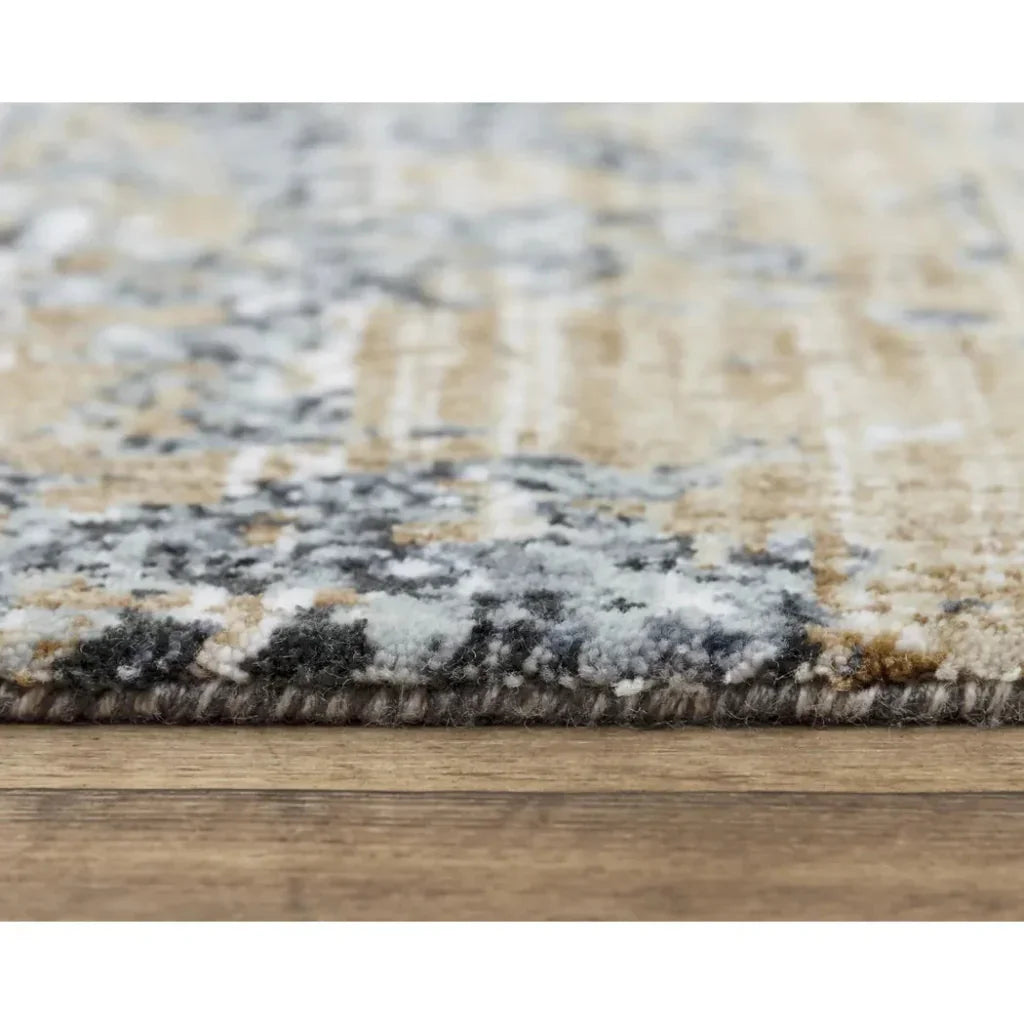 Begg Abstract Gray Large Area Rugs For Living Room - LOOMLAN - LOOMLAN - Area Rugs