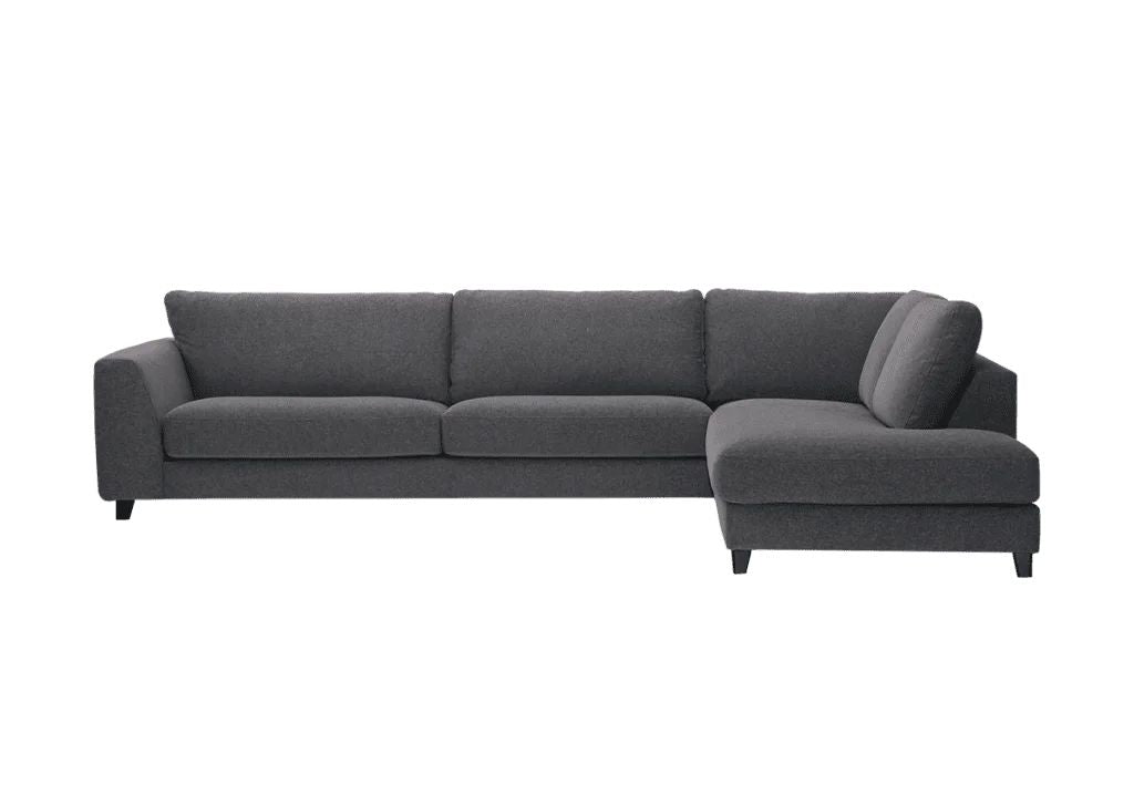 LOOMLAN Custom Upholstery Larvik Minimalist Rounded Edge Fabric Modular Sofa