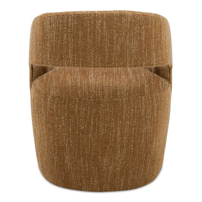 Barrow Amber Glow Rolling Dining Chair - LOOMLAN - Moe's Home - Dining Chairs