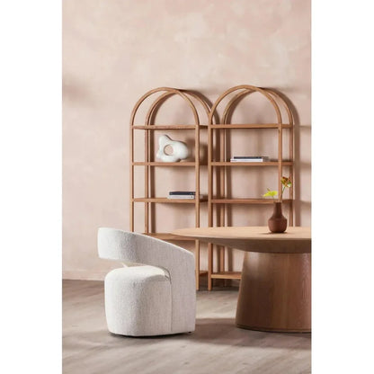 Moe's Home Barrow Boucle Dining Armchair