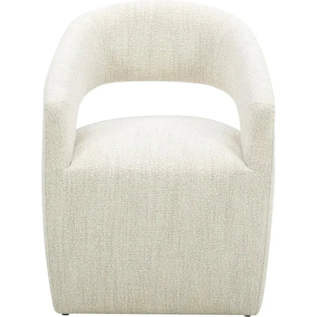 Moe's Home Barrow Boucle Dining Armchair