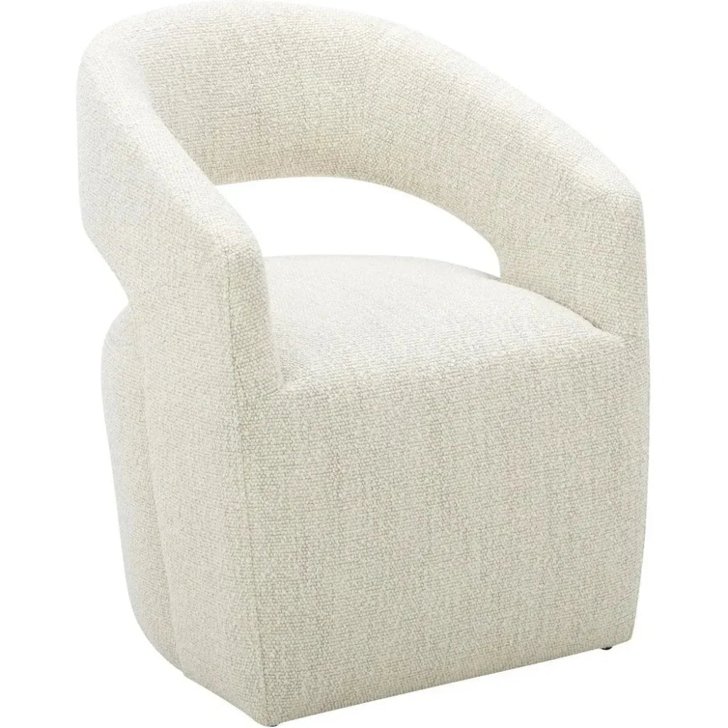 Moe's Home Barrow Boucle Dining Armchair