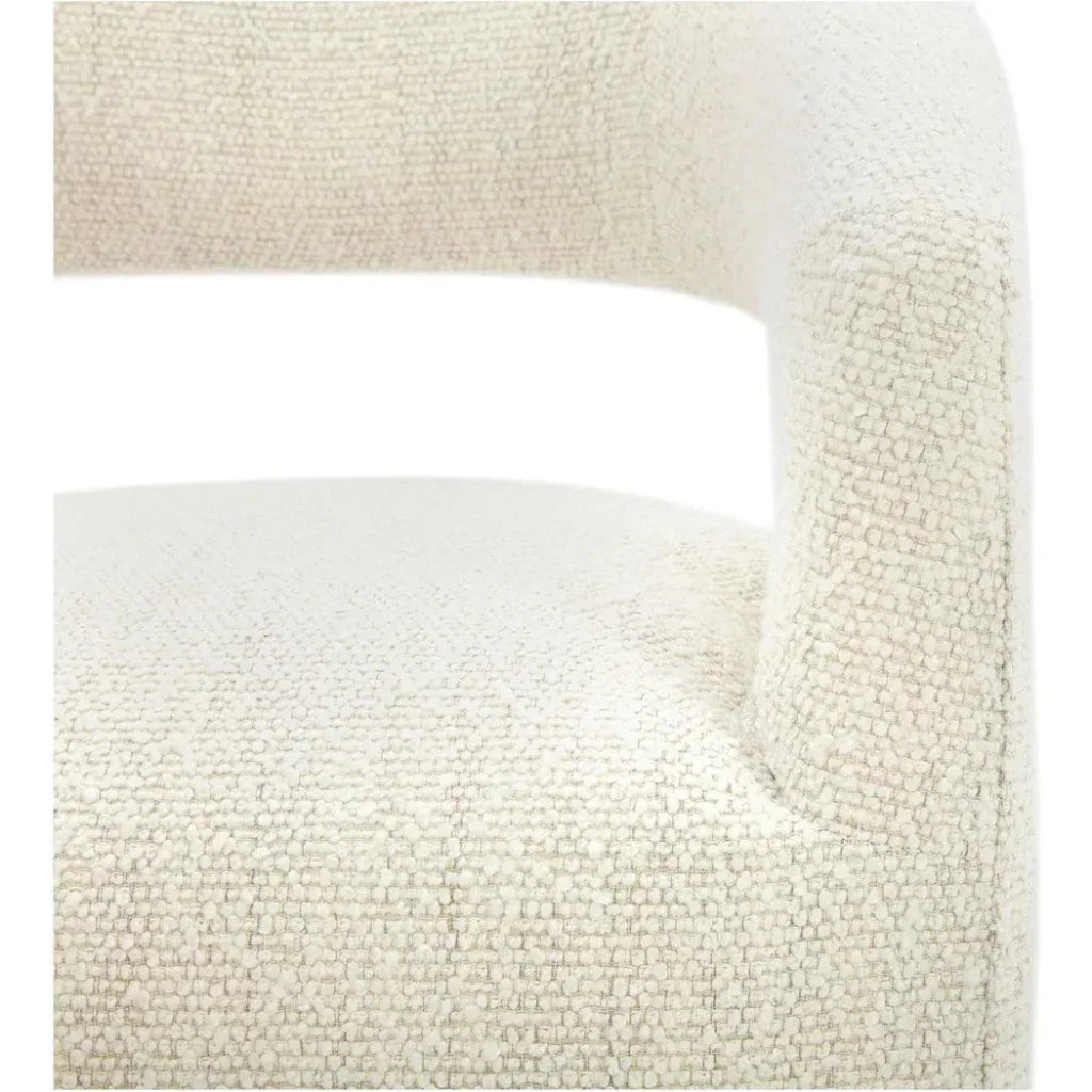 Moe's Home Barrow Boucle Dining Armchair