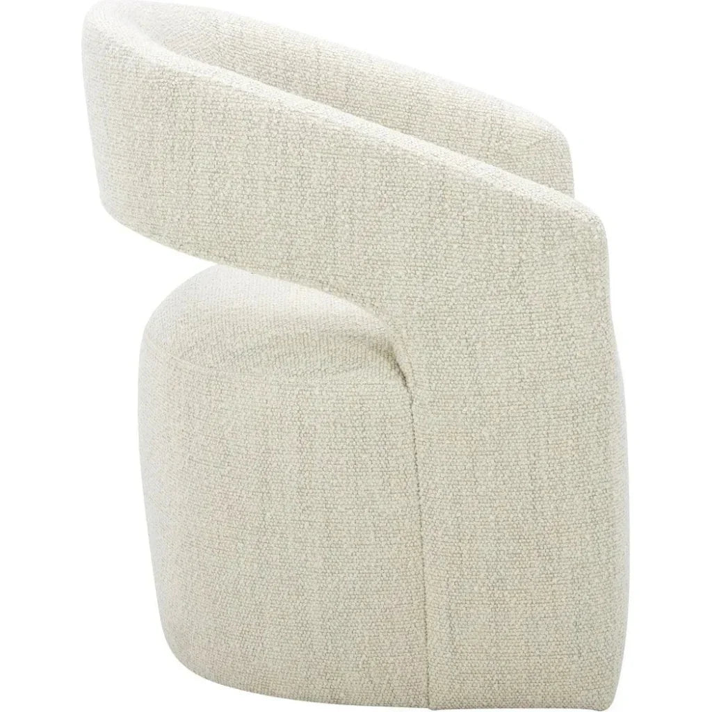 Moe's Home Barrow Boucle Dining Armchair