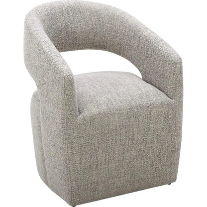 Moe's Home Barrow Boucle Dining Armchair