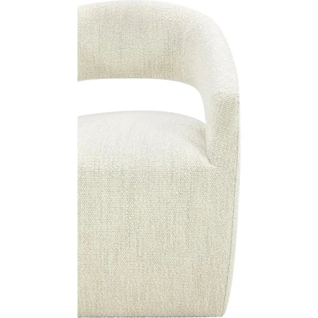 Moe's Home Barrow Boucle Dining Armchair