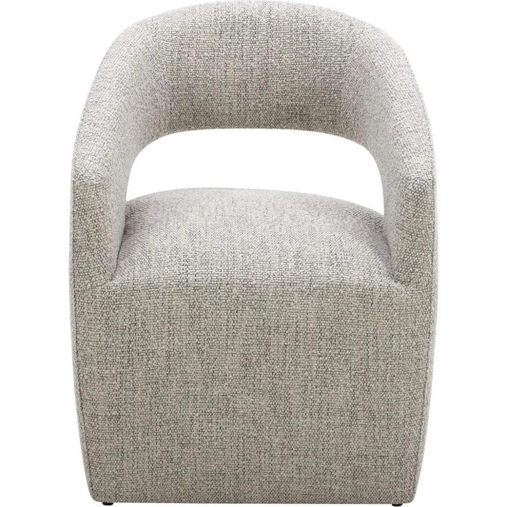 Moe's Home Barrow Boucle Dining Armchair