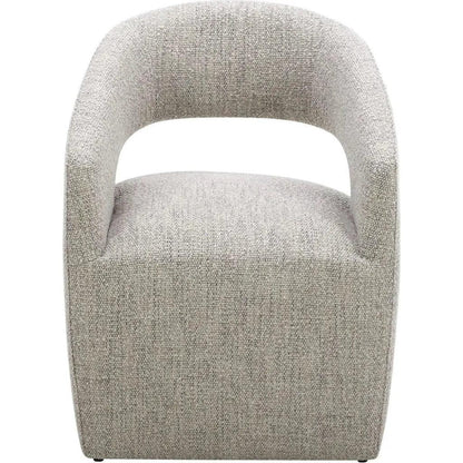 Moe's Home Barrow Boucle Dining Armchair