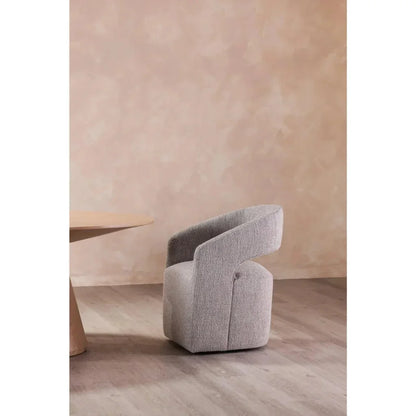 Moe's Home Barrow Boucle Dining Armchair