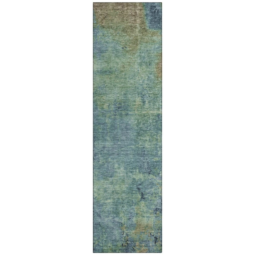Barzane Blue Washable Indoor - Outdoor Rug - LOOMLAN - LOOMLAN Rugs - Outdoor Rugs