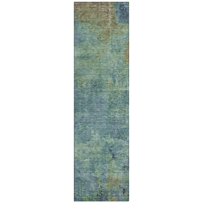 Barzane Blue Washable Indoor - Outdoor Rug - LOOMLAN - LOOMLAN Rugs - Outdoor Rugs