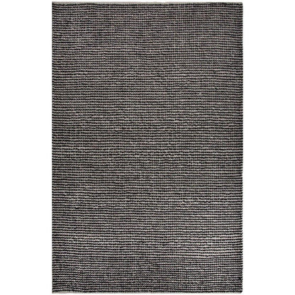 LOOMLAN Basi 5x7 Indoor Outdoor Black Patio Rug