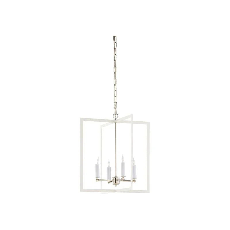 Wildwood Bayberry Hanging Clean White Finish Chandelier