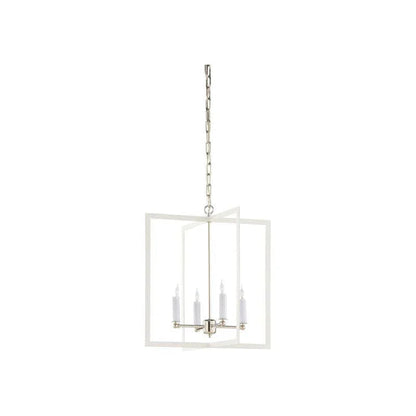 Wildwood Bayberry Hanging Clean White Finish Chandelier