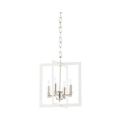 Wildwood Bayberry Hanging Clean White Finish Chandelier