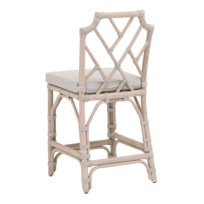 Bayview Olefin Fabric Outdoor Counter Stool - LOOMLAN - Essentials For Living - Outdoor Counter Stools