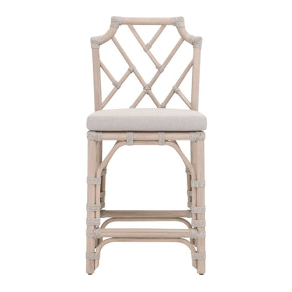 Bayview Olefin Fabric Outdoor Counter Stool - LOOMLAN - Essentials For Living - Outdoor Counter Stools