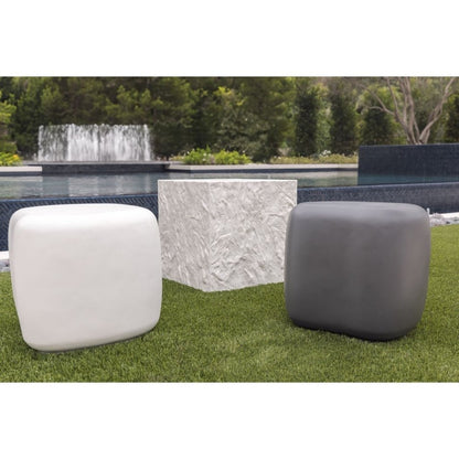 Bazaar Concrete Outdoor End Table - LOOMLAN - Sunset West - Outdoor Side Tables