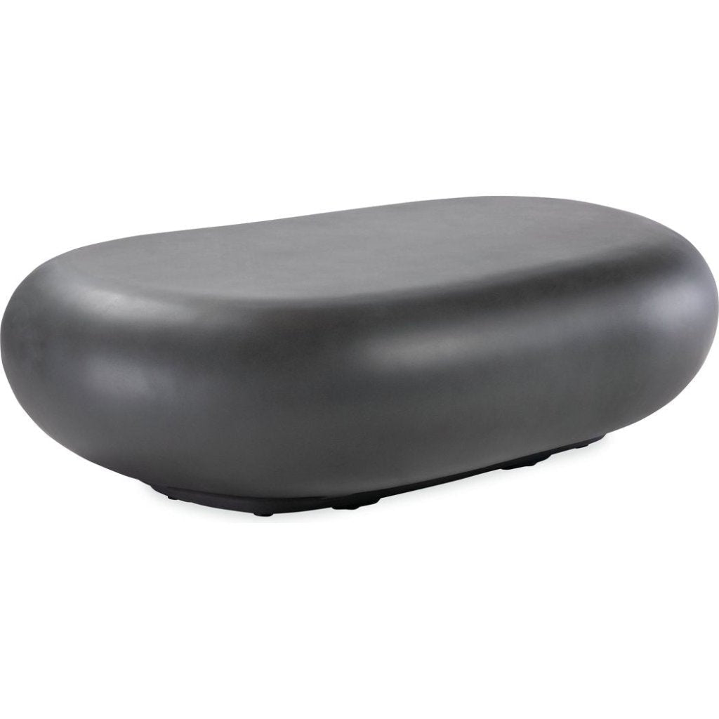 Bazaar Concrete Pebble Outdoor Coffee Table - LOOMLAN - Sunset West - Outdoor Coffee Tables