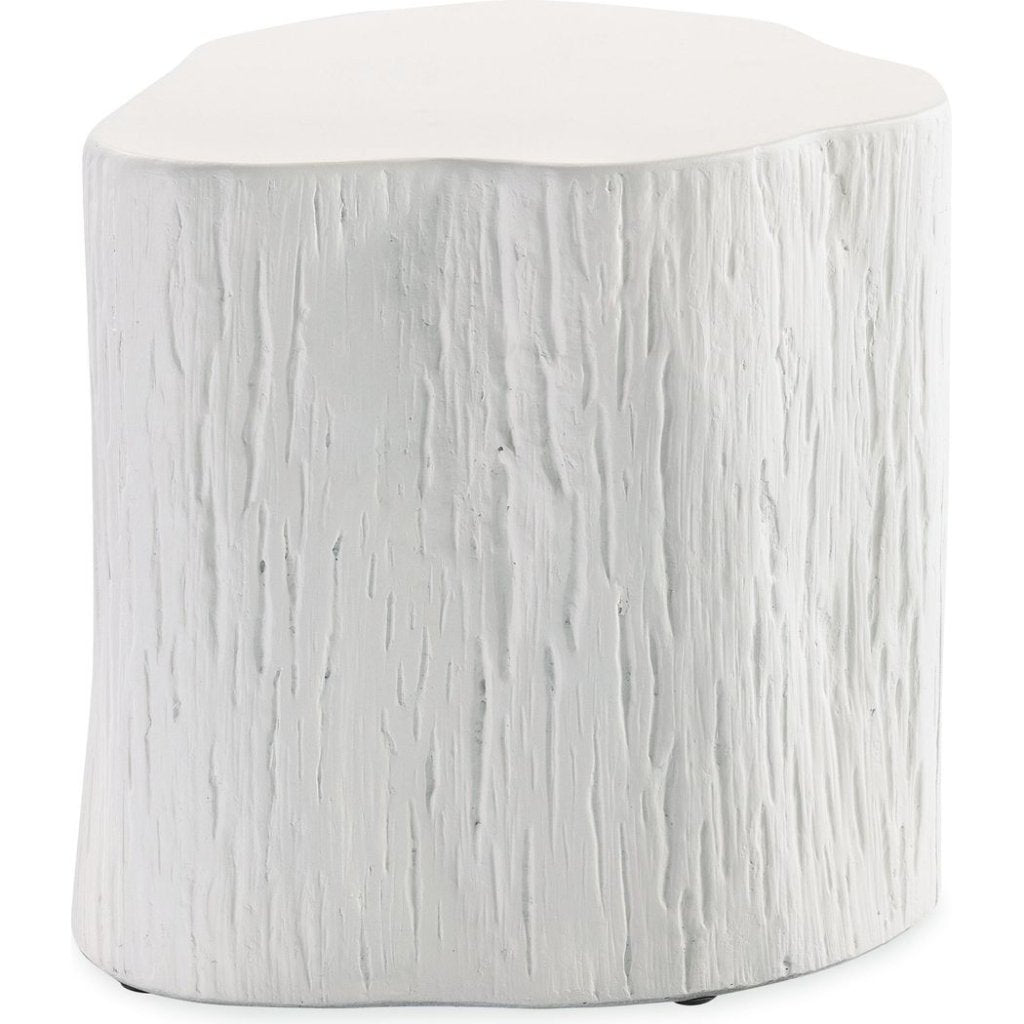 Bazaar Concrete Tree Trunk Outdoor End Table - LOOMLAN - Sunset West - Outdoor Side Tables